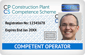 Blue CPCS Card - Competent Operator